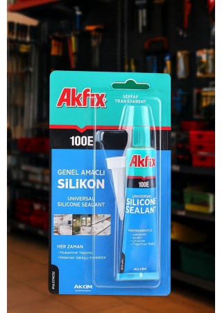 Akfix SA111 100E 50 ml Şeffaf Silikon