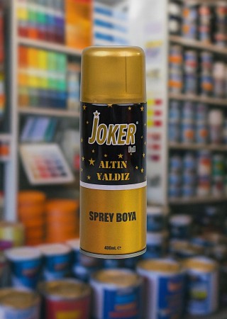 Joker 400 ml Sarı Yaldız Boya