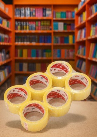 Vege Fil 45x40 mm Şeffaf 96lı Koli Bandı