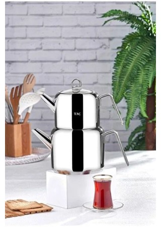 Taç TAC-5907 Hera Platin Maxi Çaydanlık Takımı