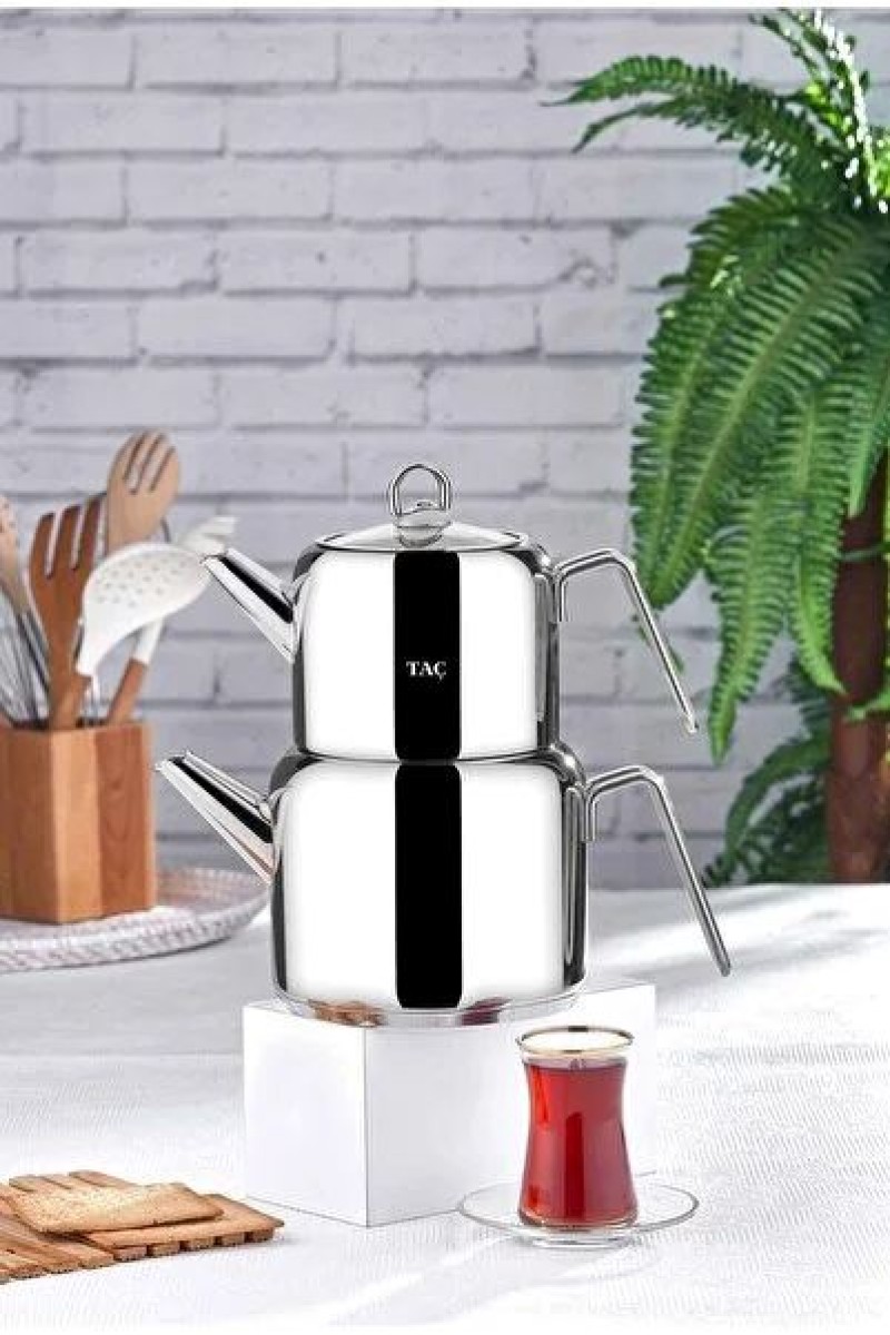 Taç TAC-5907 Hera Platin Maxi Çaydanlık Takımı