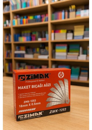 Kraf Geniş Maket Bıçağı Yedeği 100 Adet (Falçata Ucu)