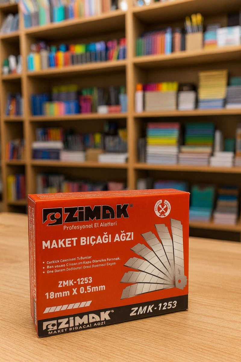 Kraf Geniş Maket Bıçağı Yedeği 100 Adet (Falçata Ucu)