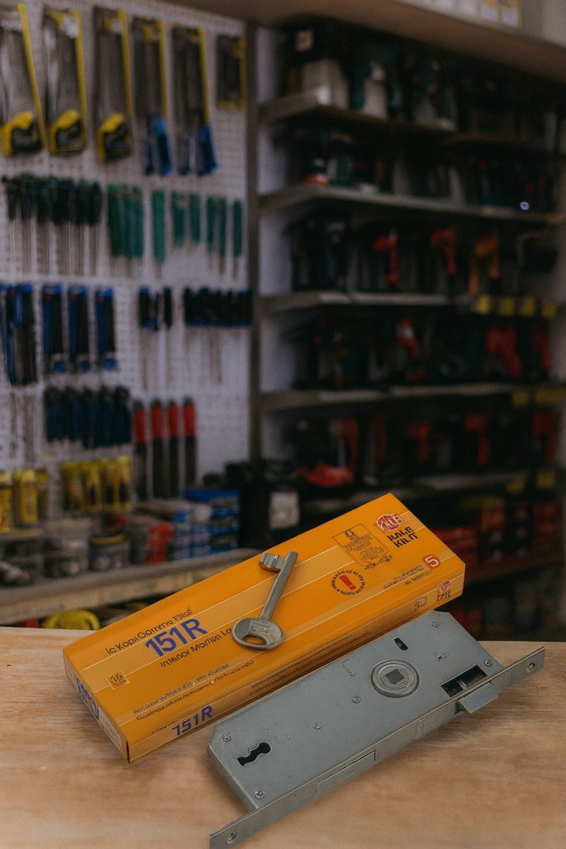 Kale 151R Ekstra Gömme Kapı Kilidi Tek Anahtarlı  Rumanlı 35 mm Nikel