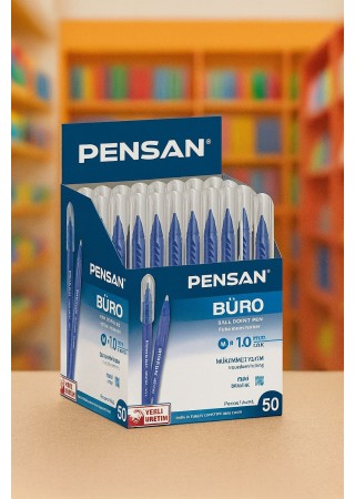 Pensan 2270 Büro Mavi 50'li Tükenmez Kalem