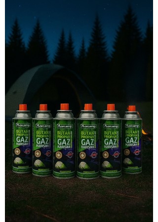 Orcamp KTS-227 227 gr Gaz Kartuşu 6'lı Set