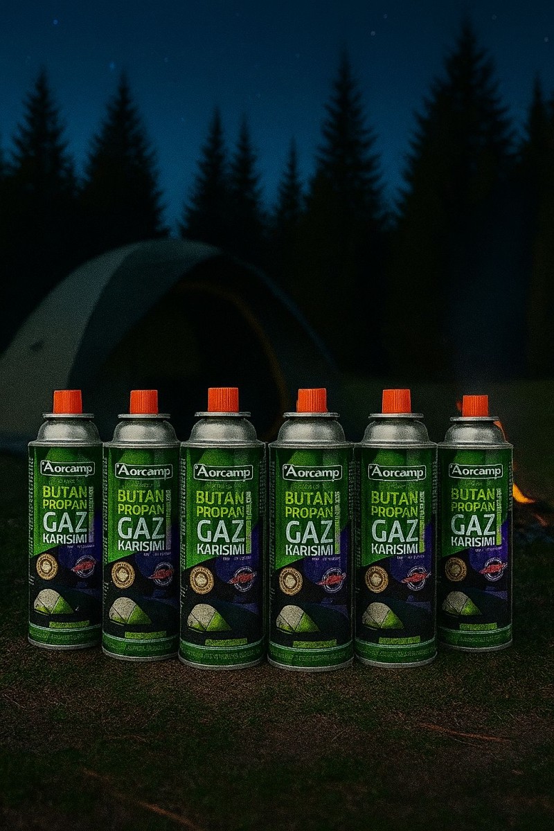 Orcamp KTS-227 227 gr Gaz Kartuşu 6'lı Set