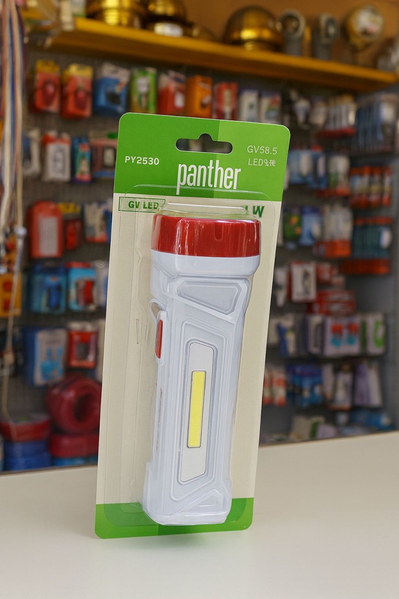 Fener Panther Usb Şarjlı Solar  PT-9930 2 Wat Cob Led