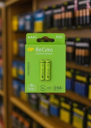 PİL ŞARZLI GP İNCE 650 2 Lİ