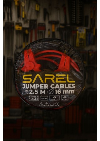 Sarel  Akü Takviye Kablosu 16 mm^2 2.5 MT