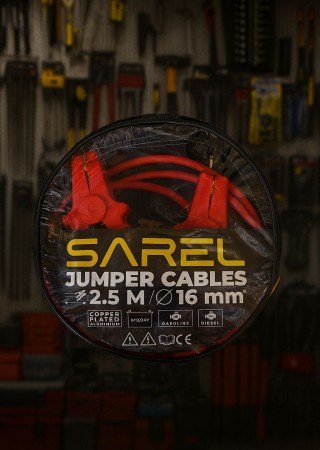 Sarel  Akü Takviye Kablosu 16 mm^2 2.5 MT