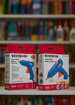 Winnboss WN-1163 60 Watt Anahtarlı Sıcak Mum Silikon Tabancası