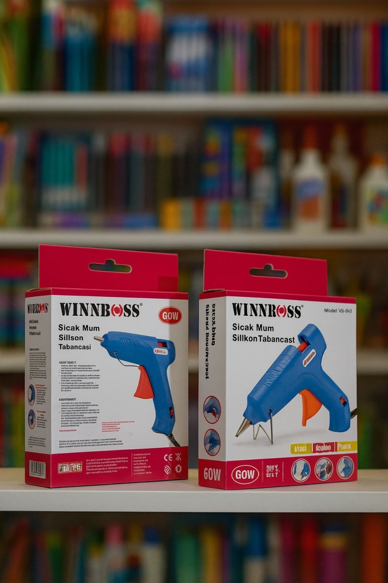 Winnboss WN-1163 60 Watt Anahtarlı Sıcak Mum Silikon Tabancası