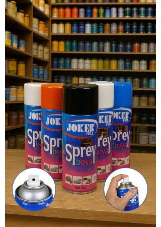 Akçalı 400 ml T-solvent Bazlı Mat Siyah Sprey Boya