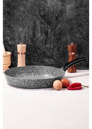 Taç TAC-3407 Gri Ultra Granit 28 cm Granit Tava