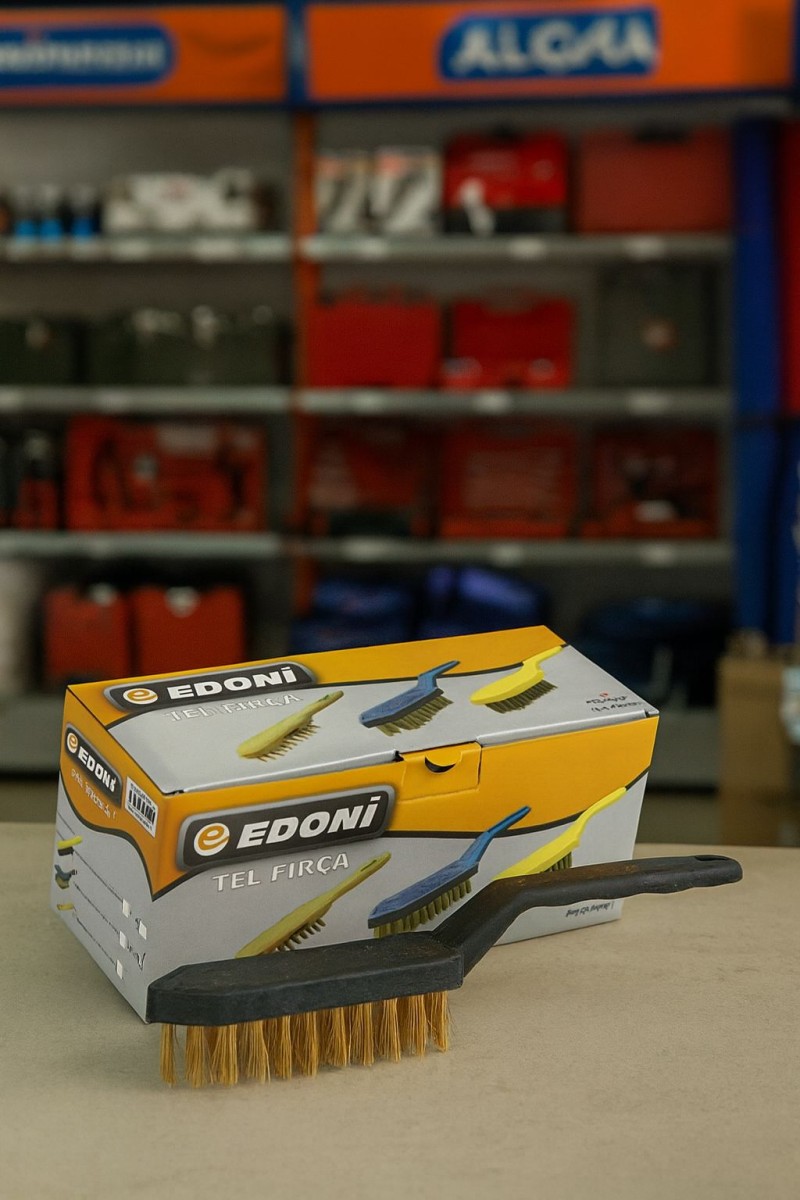 Tel  Fırça  NO 5 Plastik  Siyah Saplı Edoni