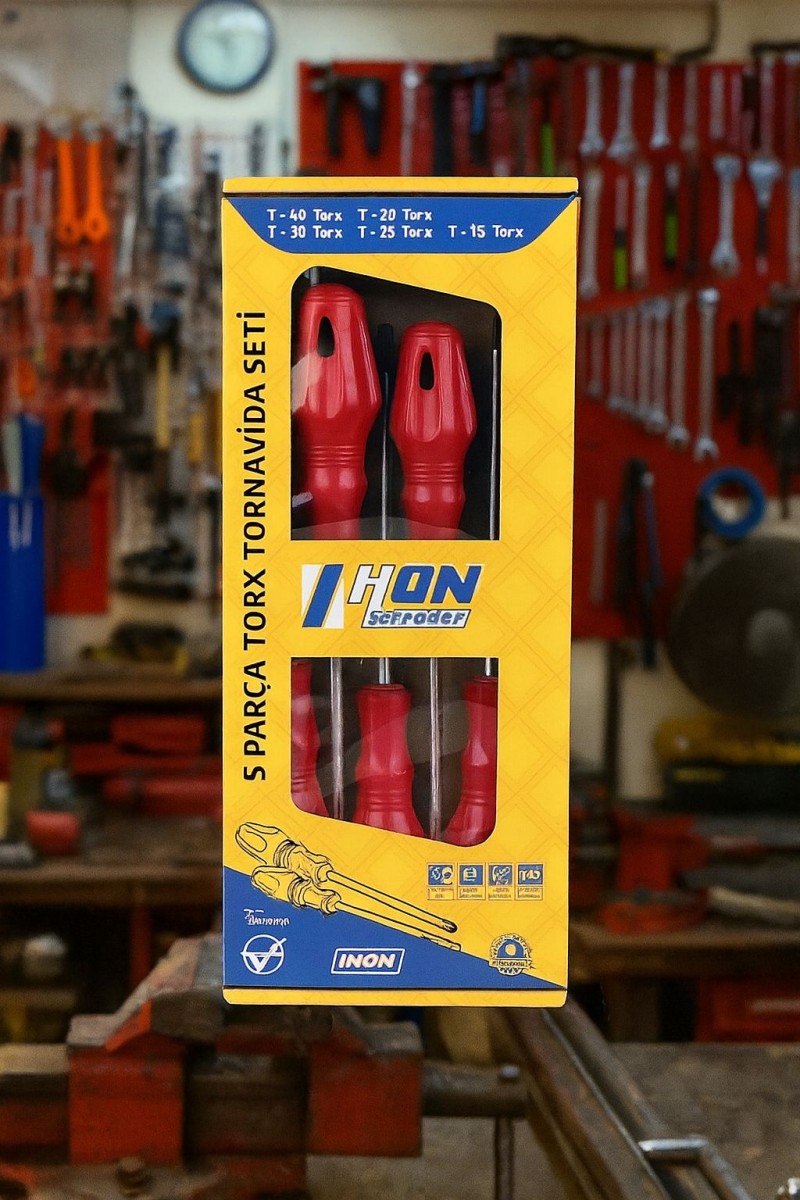 Ynt İthalat Hon 5 Parça Torx Tornavida Seti