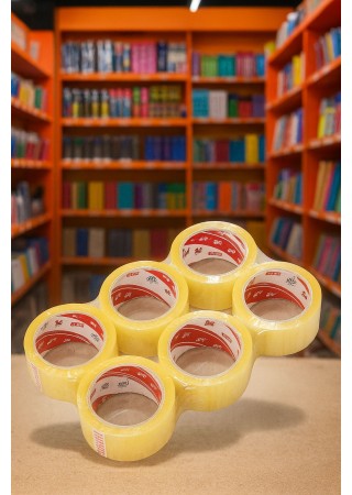 Vege Fil 45x100 mm Şeffaf 48'li Koli Bandı