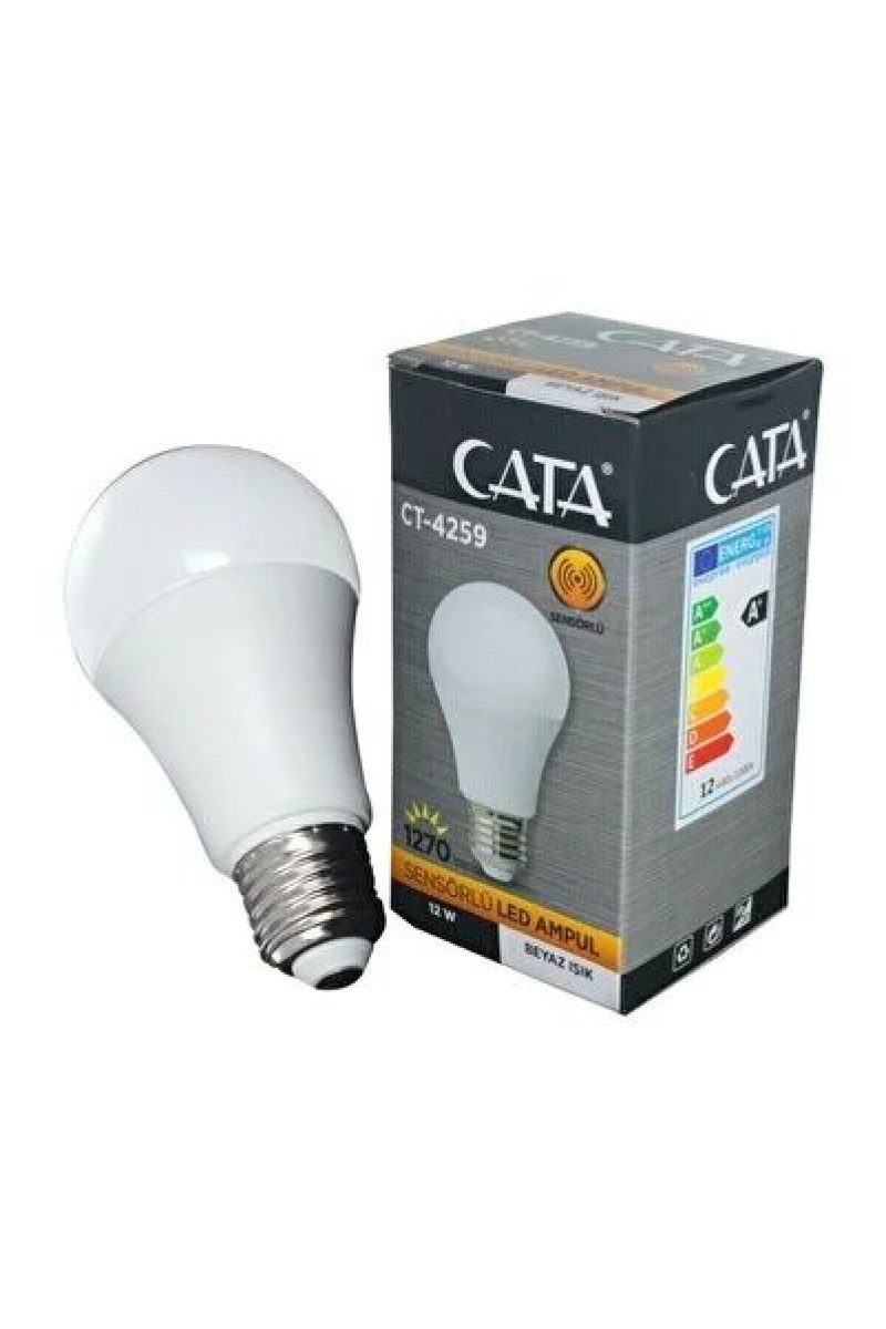 Cata CT-4259 12 W Sensörlü Beyaz Işık Led Ampul