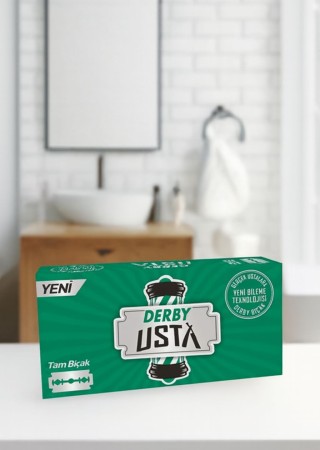 Derby 100'lü Tam Bıçak Usta Yaprak Jilet