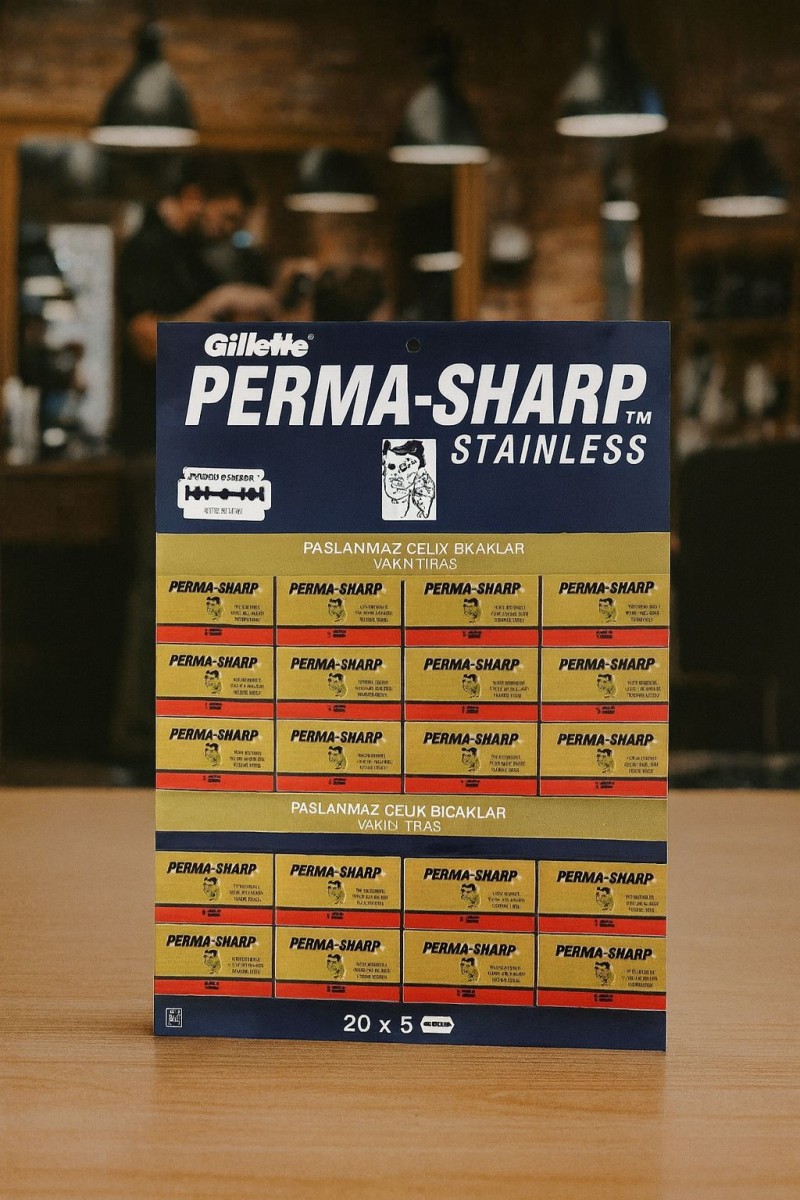 Gillette 100'lü 20x5 Permasharp Stainless Yaprak Tam Jilet