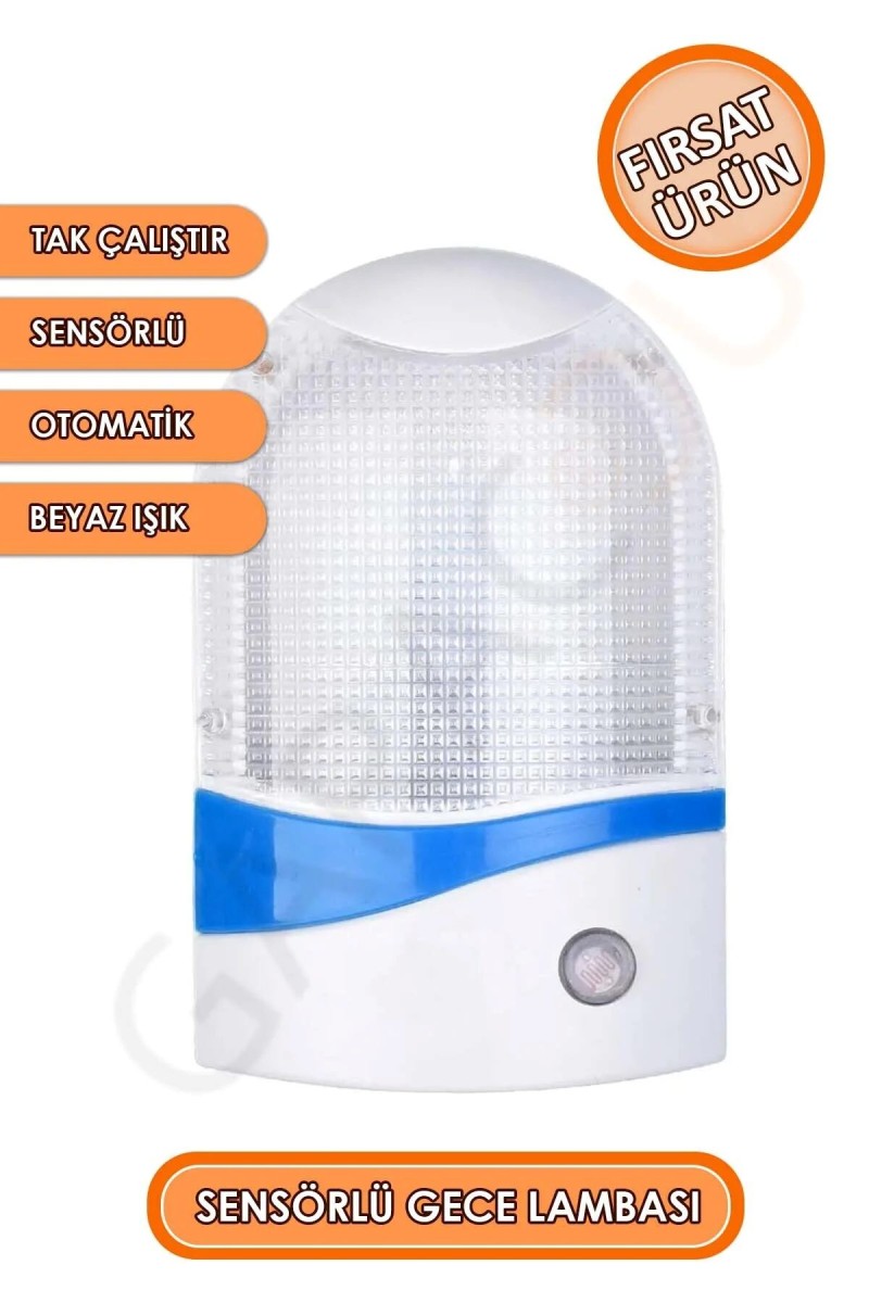 Skygo Karanlıkta Otomatik Yanan Sensörlü Gece Lambası