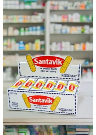 Santavik Yarabandı 30x10 Adet 300 Adet Yara Bandı