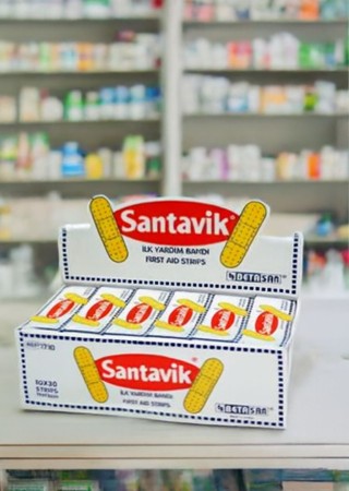 Santavik Yarabandı 30x10 Adet 300 Adet Yara Bandı