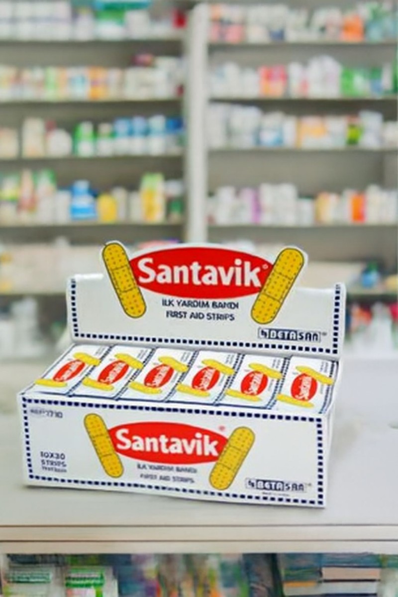 Santavik Yarabandı 30x10 Adet 300 Adet Yara Bandı