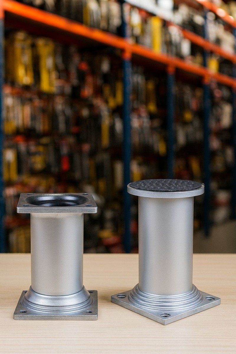 4 lü Masa Ayağı Selçuk Krom 10 cm