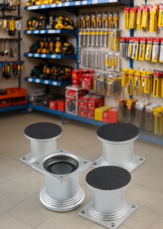 4 lü Masa Ayağı Selçuk Krom 8 CM