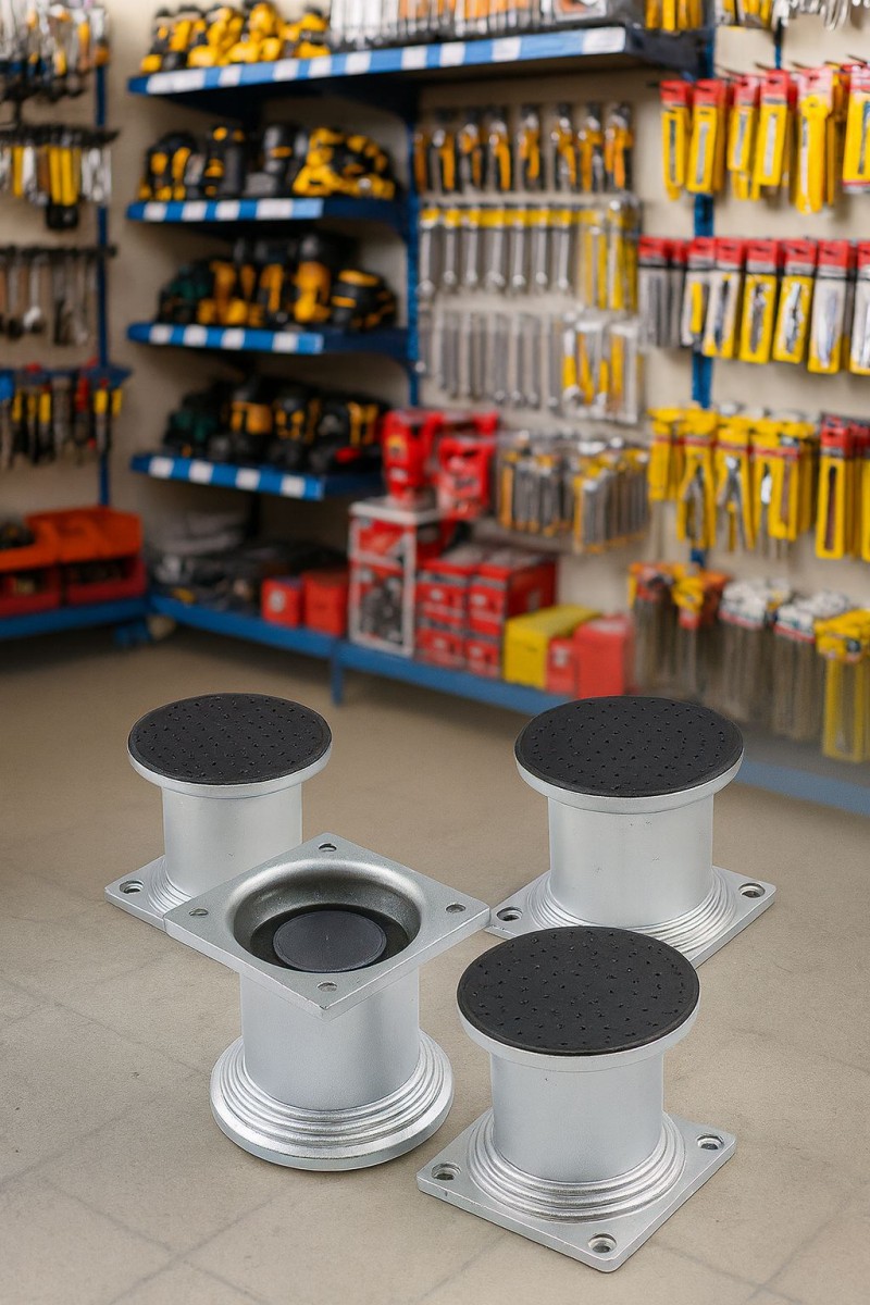 4 lü Masa Ayağı Selçuk Krom 8 CM