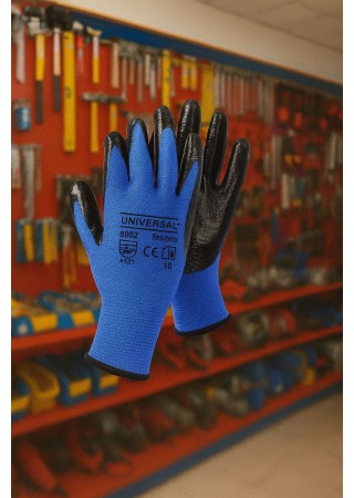 Universal Techno Mavi Siyah No 10 Eldiven