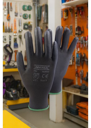 Universal Siyah Nitril NO 10  Eldiven 