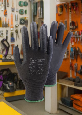 Universal Siyah Nitril NO 9 Eldiven 