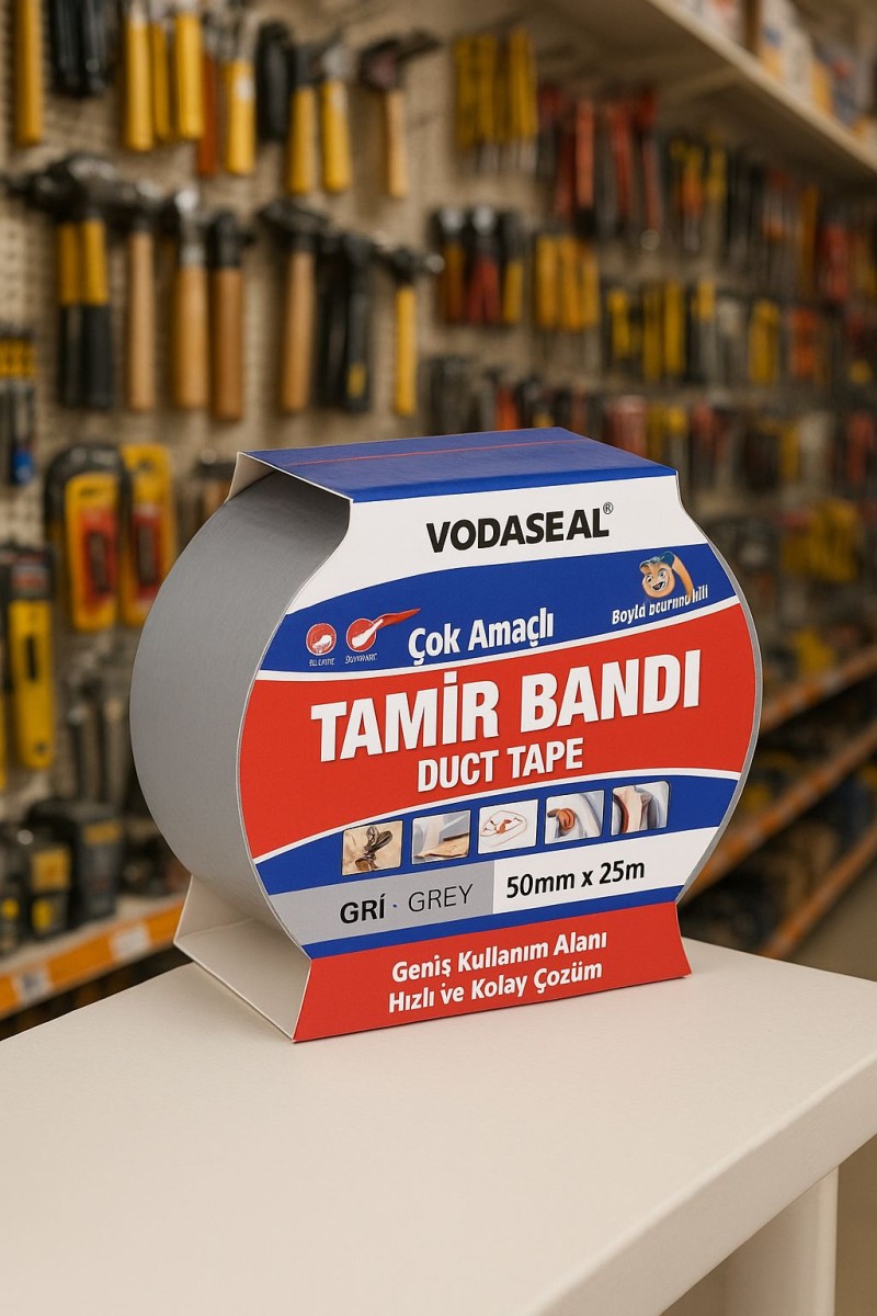 Vodaseal Tamir Bandı 50m x 25  Gri 