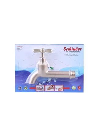 Çevirmeli Sarı Uzun Bahçe Musluğu