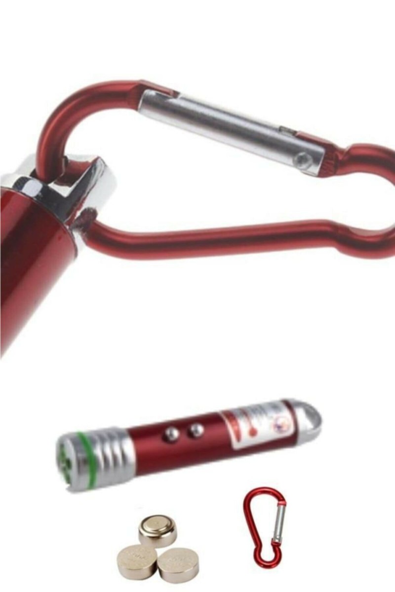 Metal Lazer 2 Fonksiyonlu Pilli Lazer Hem Fener Hem Lazer