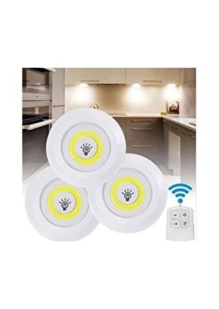 Starmax Kumandalı Pilli LED Lamba SM-8008 3'lü