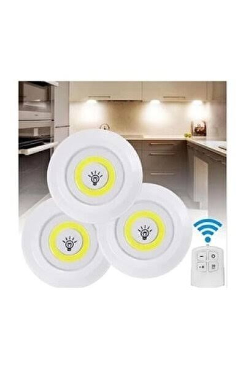 Starmax Kumandalı Pilli LED Lamba SM-8008 3'lü