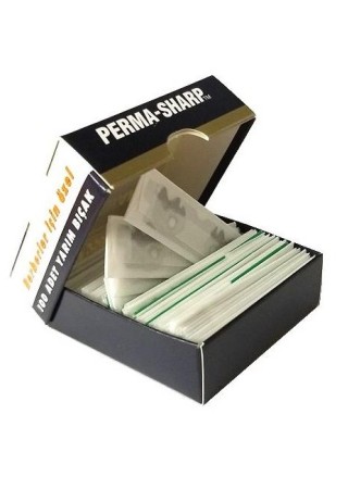Permasharp 100'lü Profesyonel Kesilmiş Perma Sharp Kırık Jilet