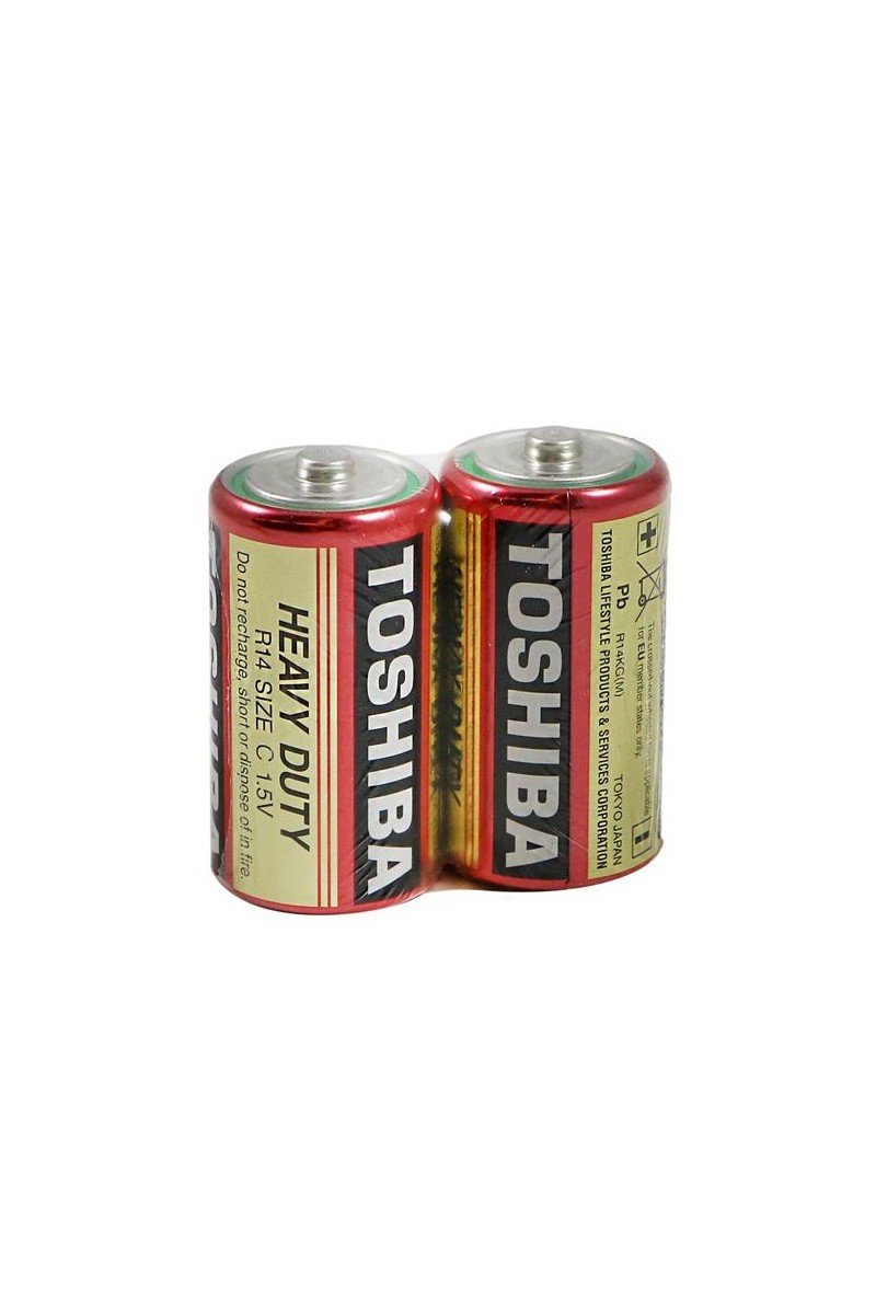 TOSHIBA Heavy Duty C Orta Boy Pil 2 Adet