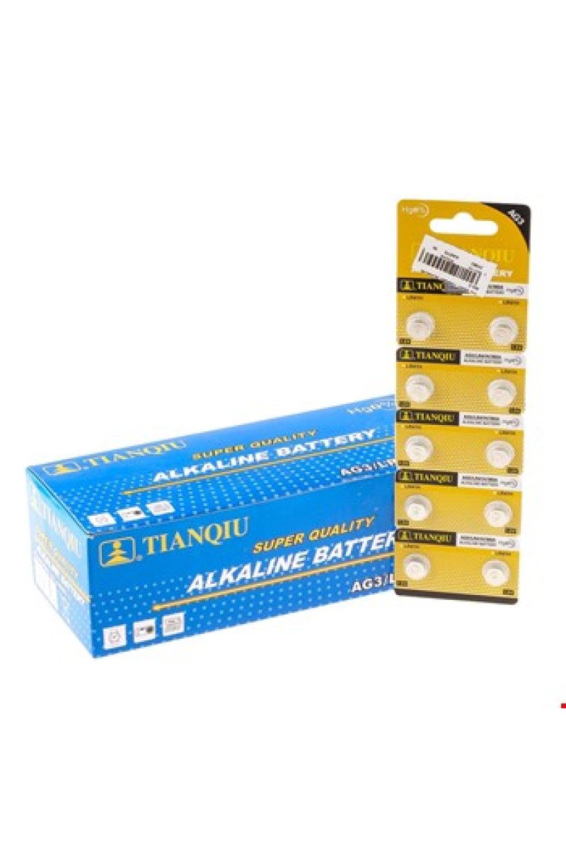 Yerli Tıanqıu Ag3 Lr41 Alkalin Saat Pili 10lu Paket *oxford KBRAF-0000.00095