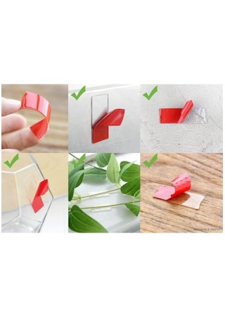 Çift Taraflı Silikon Bant 18 Mm 2 Mt Şeffaf 18mm*2 s.b