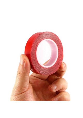 2 Metre Güçlü Yapışkanlı Çift Taraflı Slikon Pratik Şeffaf Bant
