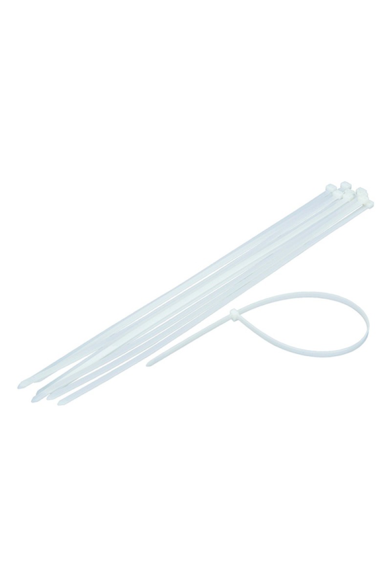 Plastik Beyaz 3.6x370 mm 100 Adet Cırt Kelepçe