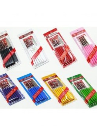 Sürbisa 61007 Siyah Saplı 6 Parça Meyve Bıçağı