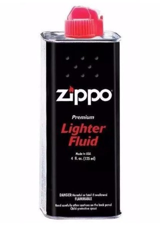 Zippo Benzini 125Ml + Çakmak Taşı 20'Li Çakmak