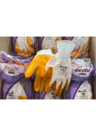 Beybi Pn3 Nitril Kaplama İş Eldiveni 288 Çift