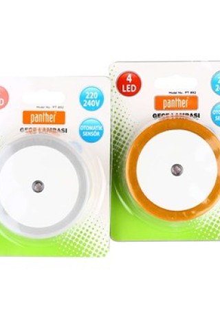 Panther PT-892 Sensörlü Gece Lambası Mavi Renk